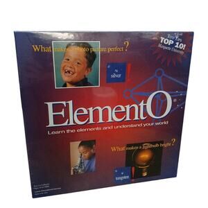 Elemento Periodic‎ Table Science Fun Learning Homeschool Board Game Vtg 1996 NEW